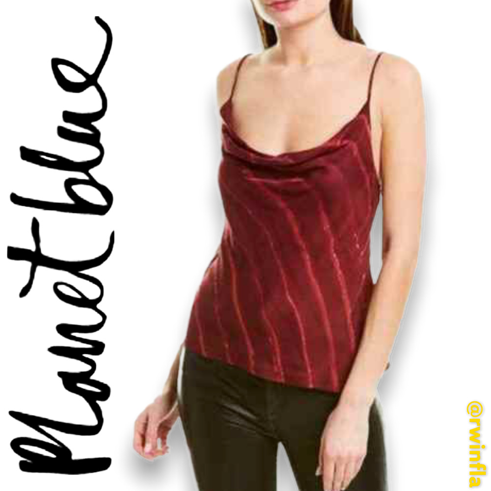 Bella Camisole Tank Top Striped Small NWOT